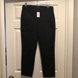 NWT black cotton slacks